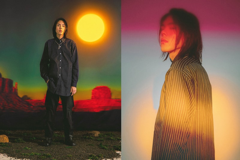 Elhaus Fall/Winter 2019 Lookbook Collection Long Sleeves T-shirts Shirts Jackets Utility Vagabond Pants Hats Cowboys Indians Stripes Hoodies Green Black Blue Brown Pink White