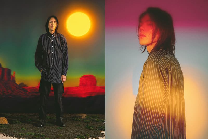 Elhaus Fall/Winter 2019 Lookbook Collection Long Sleeves T-shirts Shirts Jackets Utility Vagabond Pants Hats Cowboys Indians Stripes Hoodies Green Black Blue Brown Pink White