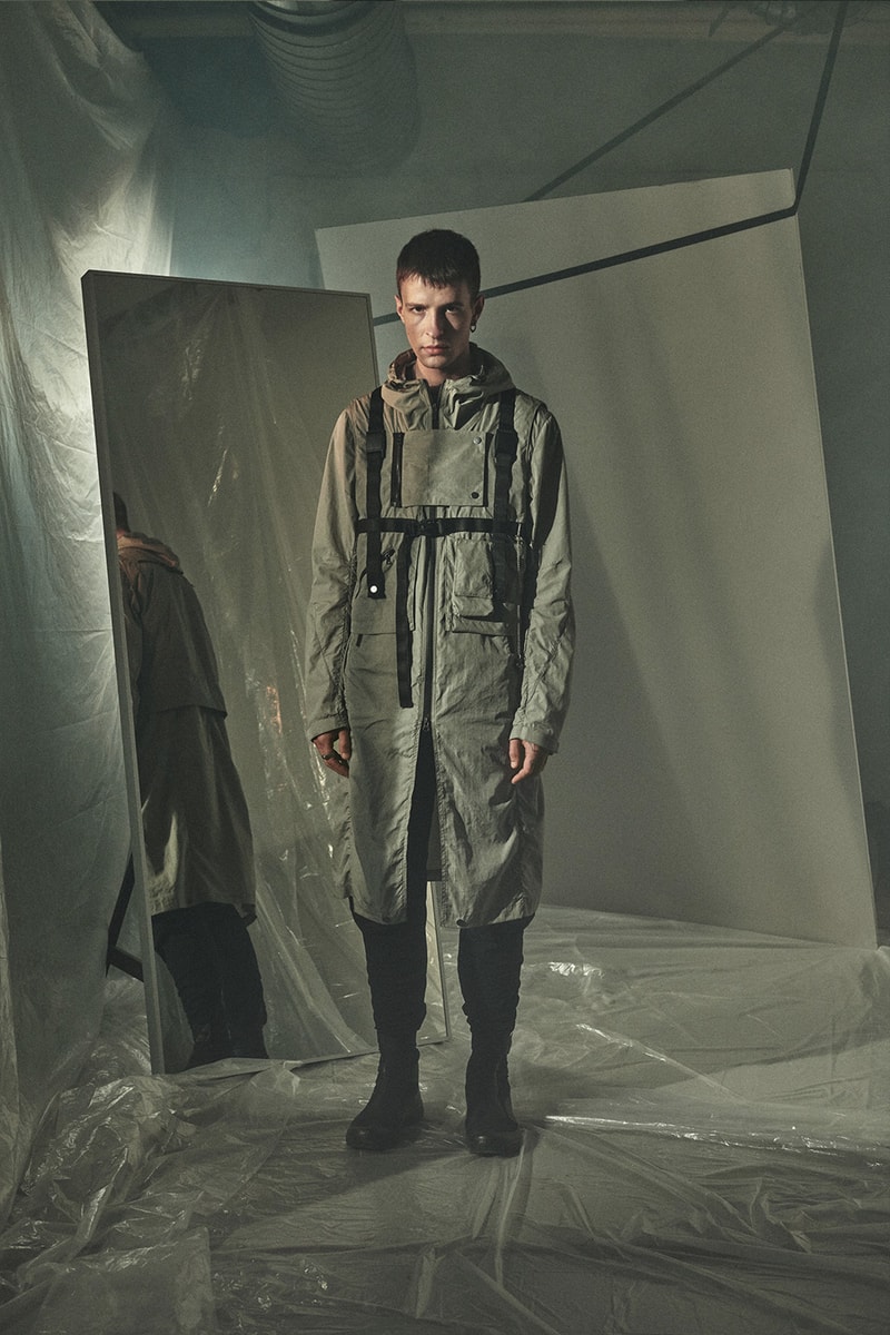 Enfin Levé Collection XIV Lookbook outerwear techwear Schoeller Dryskin with merino backing or kangaroo leather Thinsulate® or Polartec® Alpha® technical apparel pants trousers
