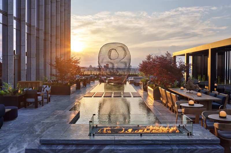 Equinox First Hotel Hudson Yards New York Coco-Mat Rockwell Group David Rockwell Joyce Wang Studio Jaume Plensa Sculpture Thomas Heatherwick Vessel