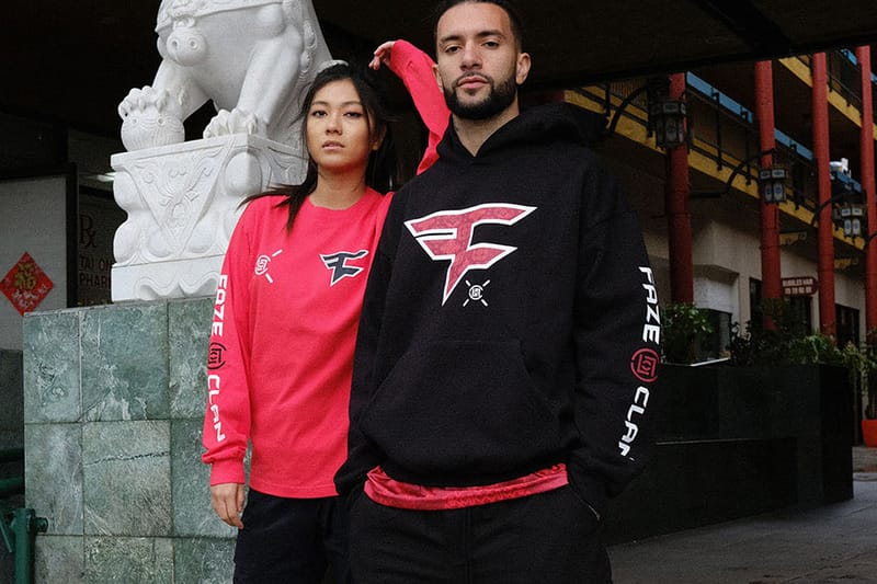 faze clan 2019 logo hoodie red