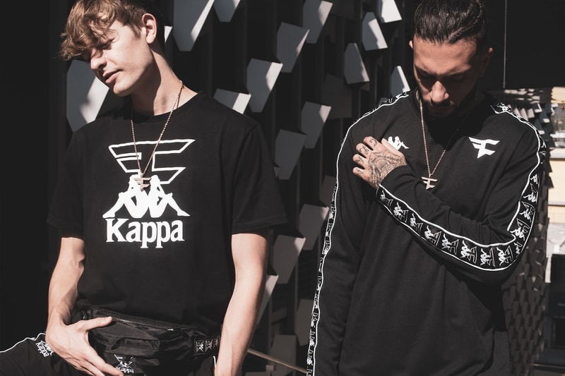 FaZe Clan x Kappa Full Collection lookbooks collaborations esports pop-ups apparel items bags socks sandals jerseys 