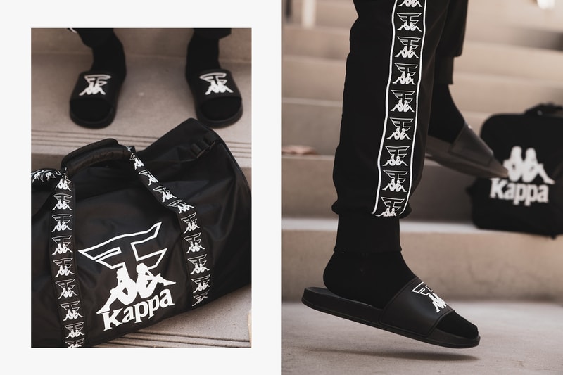 FaZe Clan x Kappa Full Collection lookbooks collaborations esports pop-ups apparel items bags socks sandals jerseys 