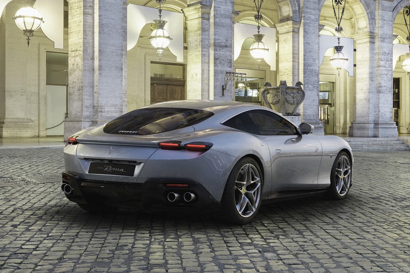 ferrari roma rome italy italian engineering supercar racing luxury prancing horse 