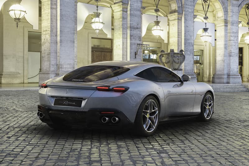 ferrari roma rome italy italian engineering supercar racing luxury prancing horse
