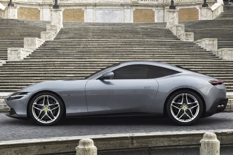 ferrari roma rome italy italian engineering supercar racing luxury prancing horse