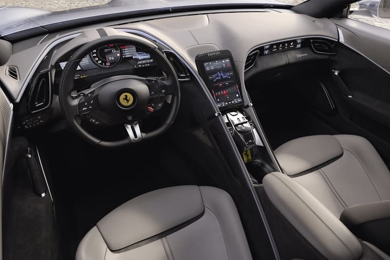 ferrari roma rome italy italian engineering supercar racing luxury prancing horse