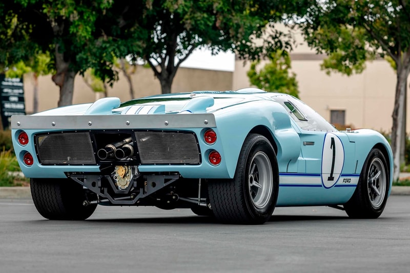 'Ford v. Ferrari' Ford GT40 MKII Replica Auction Sale 1966 Superperformance Le Mans Matt Damon Christian Bale Gulf Blue livery Roush V8