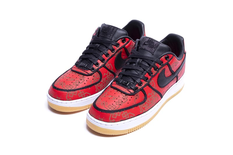 nike air force 1 clot red