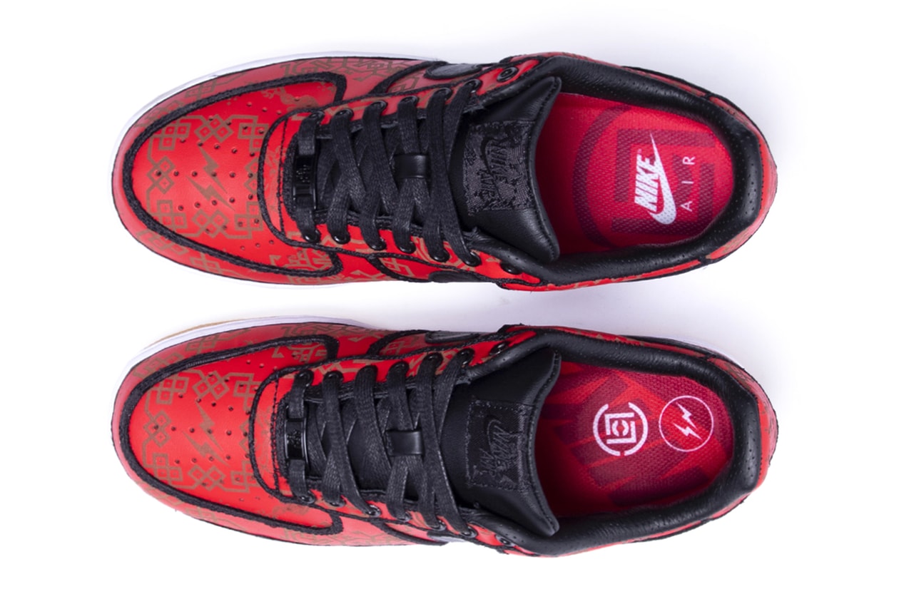 fragment design x CLOT x Nike Air Force 1 