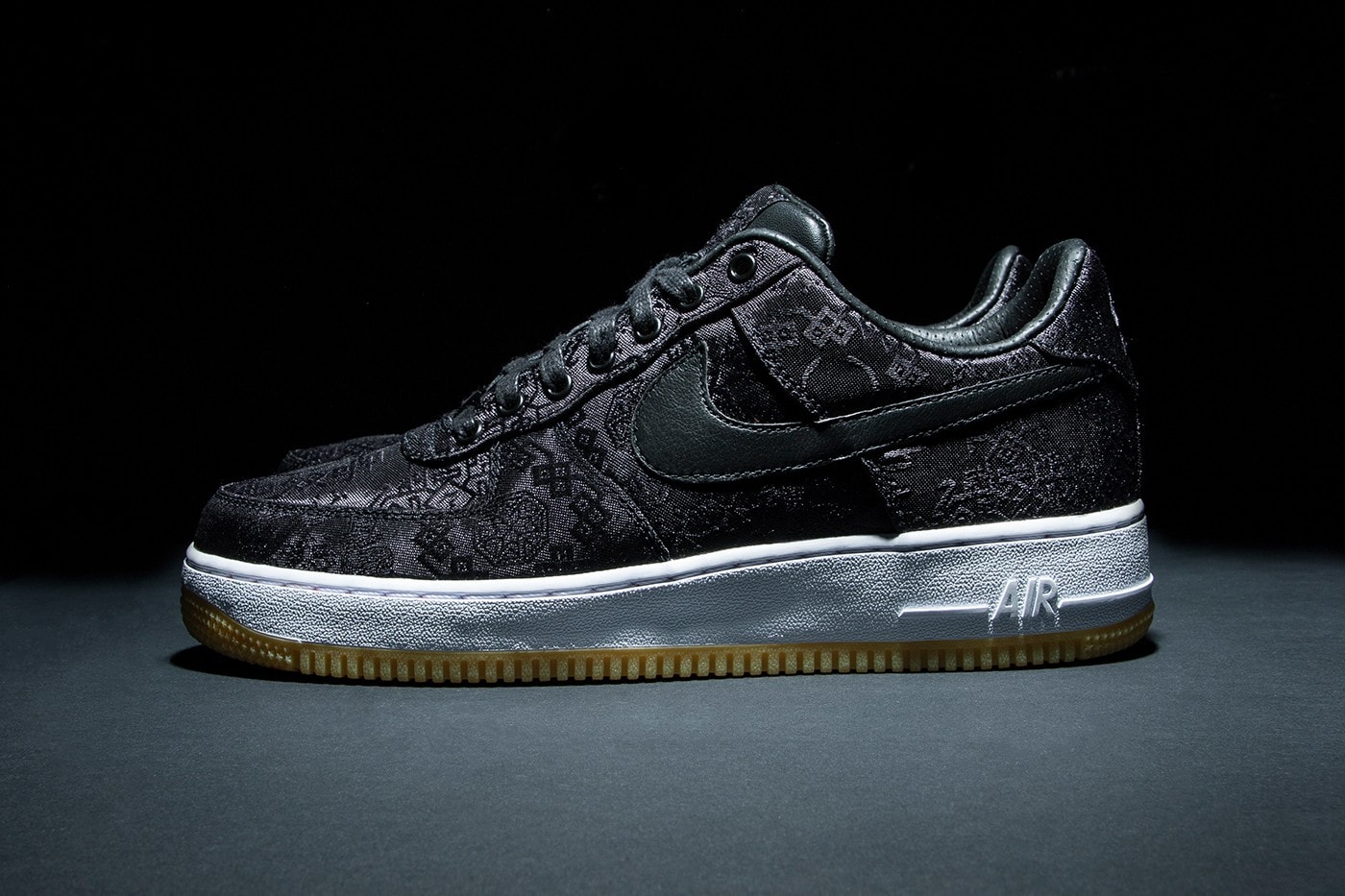 fragment design CLOT Nike Air Force 1 Black Silk Official Look black red release info date Shibuya Parco POP by Jun Buy