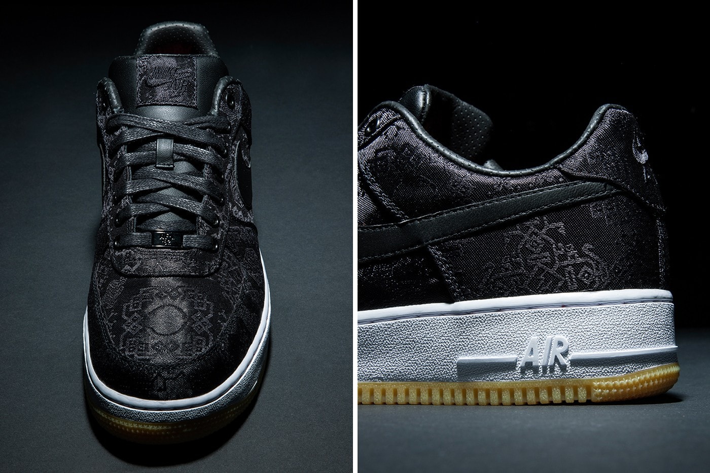 fragment design CLOT Nike Air Force 1 Black Silk Official Look black red release info date Shibuya Parco POP by Jun Buy