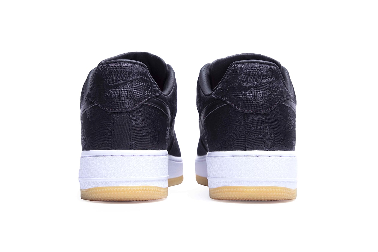 fragment design CLOT Nike Air Force 1 Black Silk Official Look black red release info date Shibuya Parco POP by Jun Buy