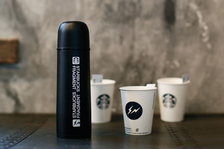 fragment design & Starbucks' Latest Collaboration Includes Stainless Steel Bottles
