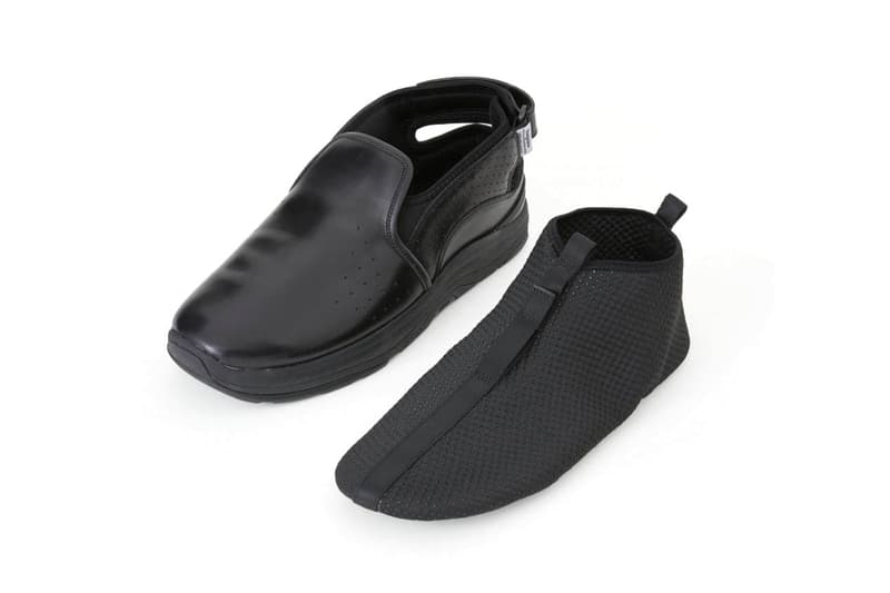 Fumito Ganryu Suicoke Back Strap Slip On collaborations footwear sneakers sandals trainers runners commes des garcons technical sporty shoes sockliner brown black white
