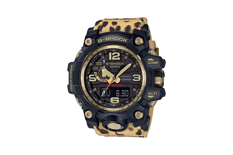G-SHOCK & Wildlife Promising Reveal Leopard Print MUDMASTER GWG-1000WLP