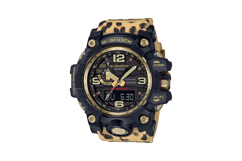 g shock wildlife promising leopard print mudmaster gg-1000 release information buy cop purchase non profit charity watch model price