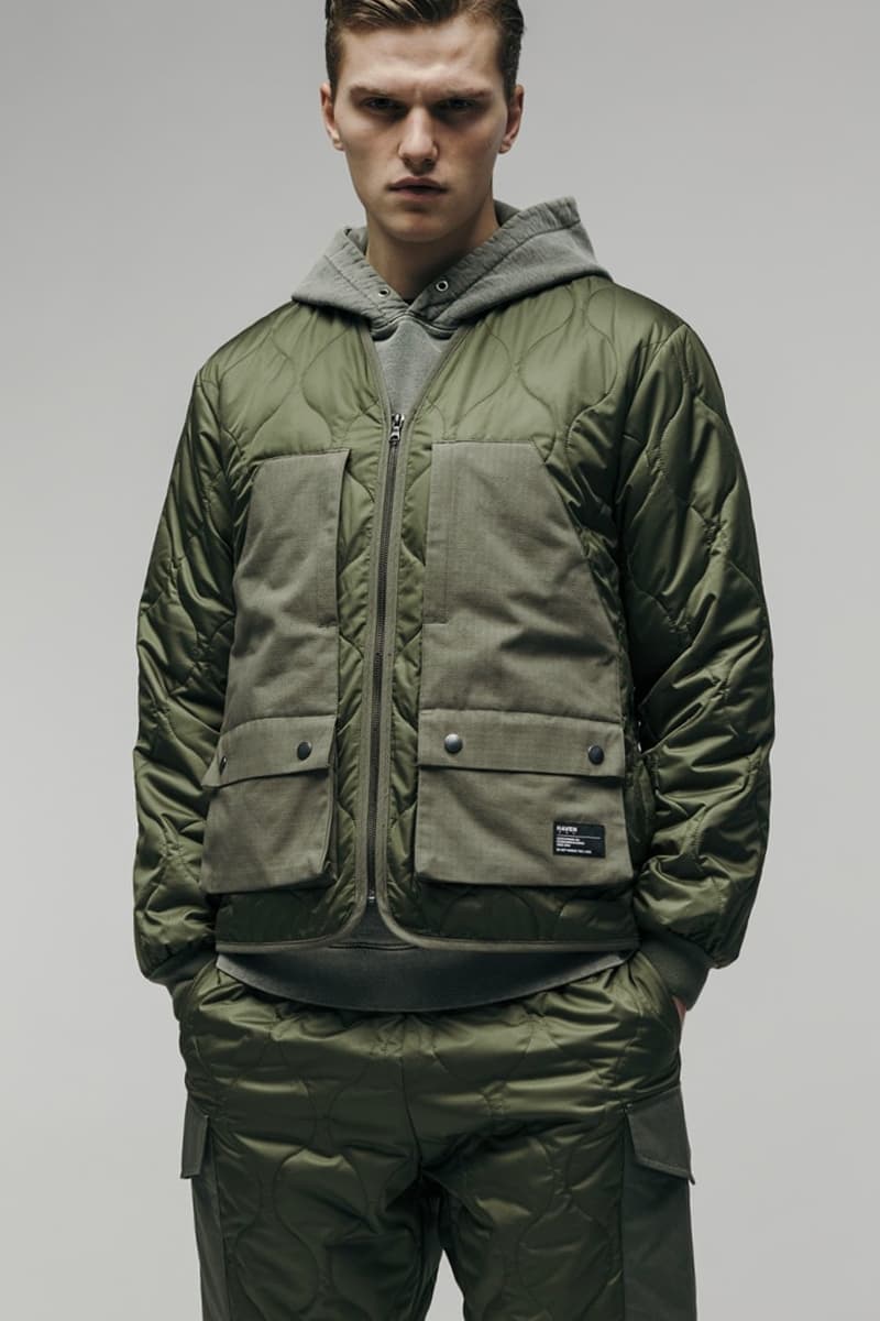 HAVEN shop Fall Winter 2019 lookbook Primaloft Polartec CORDURA high tech workwear military down fill jackets outerwear quilted canada retailer waterproof layers combat artillery