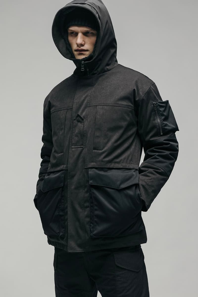 HAVEN shop Fall Winter 2019 lookbook Primaloft Polartec CORDURA high tech workwear military down fill jackets outerwear quilted canada retailer waterproof layers combat artillery