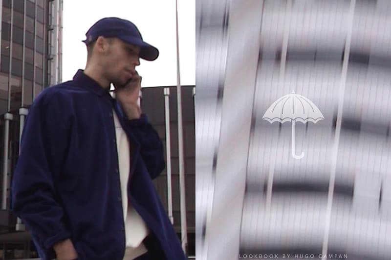 Hélas Fall/Winter 2019 "Rain Drops" Collection "Fellas" Capsule Video First Look Lookbook Hugo Campan Shot Editorial FW19 French Skateboarding Label Clothing Accessories Lucas Puig Stephen Khou Clément Brunel Paris Tokyo Shanghai Los Angeles New-York London Barcelona