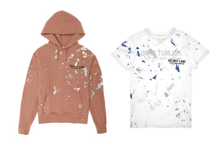 Helmut Lang Revives Iconic Paint Splatter Treatment for Resort 2020