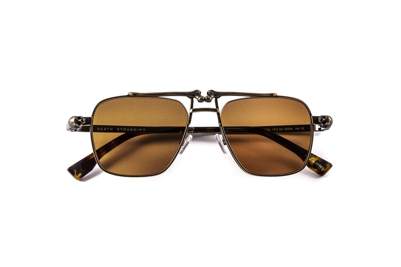 Hideo Kojima x J.F. Rey 'Death Stranding' Sunglasses jean-francois rey character optics sam bridges porter cliff skull heartman deadman gun metal matte black Sony Interactive Entertainment LLC 