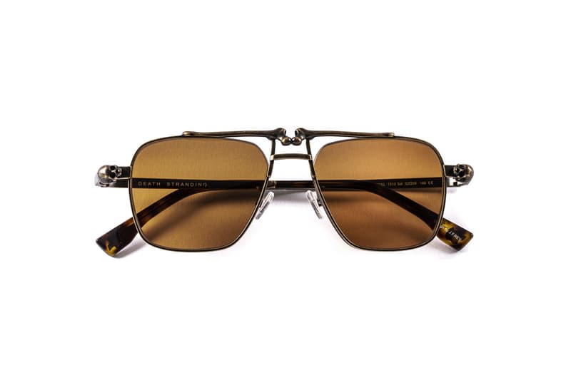 Hideo Kojima x J.F. Rey 'Death Stranding' Sunglasses jean-francois rey character optics sam bridges porter cliff skull heartman deadman gun metal matte black Sony Interactive Entertainment LLC