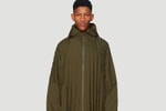 HOMME PLISSÉ ISSEY MIYAKE Drops Baggy Olive Pleated Coat