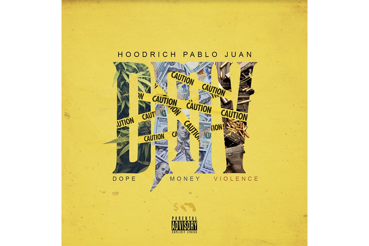 Hoodrich Pablo Juan 'DMV' Album Stream dope money violence hip-hop rap trap atlanta Mony Pwr Rspt / 1017 Eskimo / Alamo Records Gucci Mane Wiz Khalifa spotify apple music listen now 
