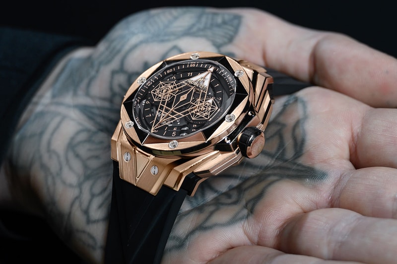 Hublot Unveils Its Big Bang Collaboration With Sang Bleu Watches Luxury Tattoo Big Bang Sang Bleu II Geometry 