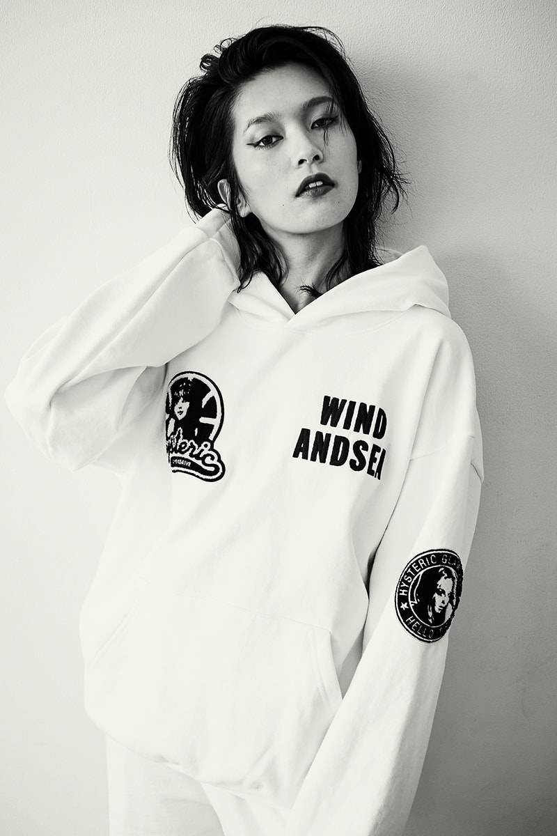 HYSTERIC GLAMOUR WIND AND SEA 2019 Capsule collection t shirt tee stadium jacket hoodie hats socks Takashi Kumagai photographer nakameguro japanese made in japan