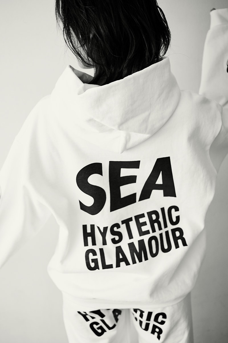 HYSTERIC GLAMOUR WIND AND SEA 2019 Capsule collection t shirt tee stadium jacket hoodie hats socks Takashi Kumagai photographer nakameguro japanese made in japan