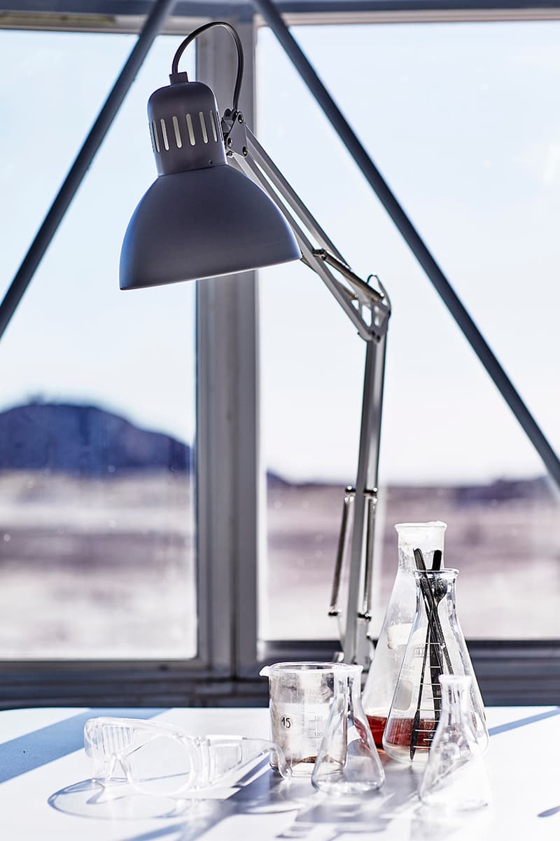 IKEA Redesigns Mars Desert Research Station Living Pod planet space exploration urban living storage solutions stacking chairs communal living furniture lighting
