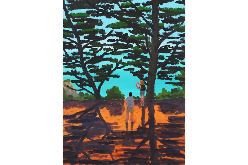 Jean Jullien "PETRICHOR" Exhibition ALICE Gallery Brussels Paintings