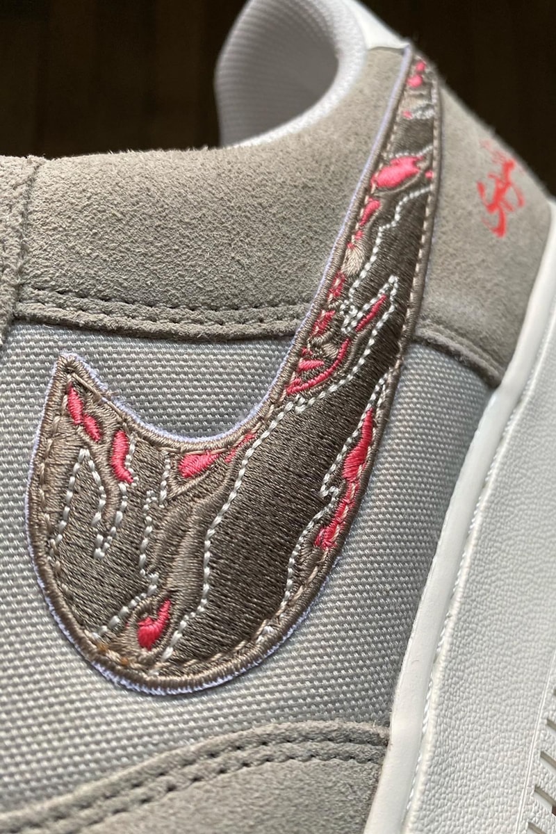 jeff staple sbtg mr sabotage nike air force 1 low pigeon grey pink white release date info photos price jeffstaple design