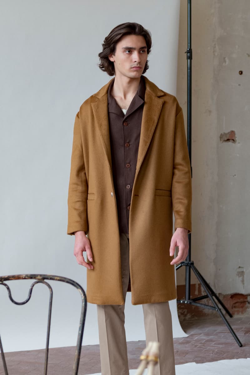 joyce international fall winter 2019 collection lookbook release information buy cop purchase sustainable menswear minimalist understated viscose linen wool