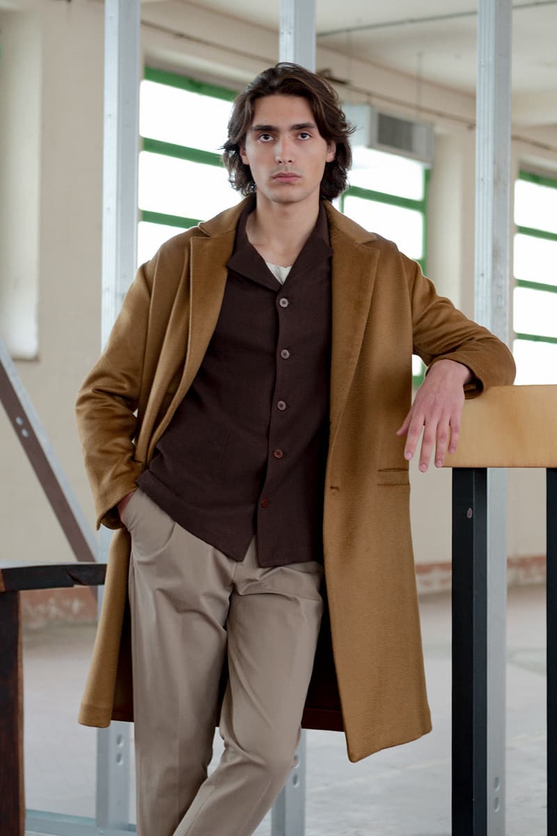 joyce international fall winter 2019 collection lookbook release information buy cop purchase sustainable menswear minimalist understated viscose linen wool