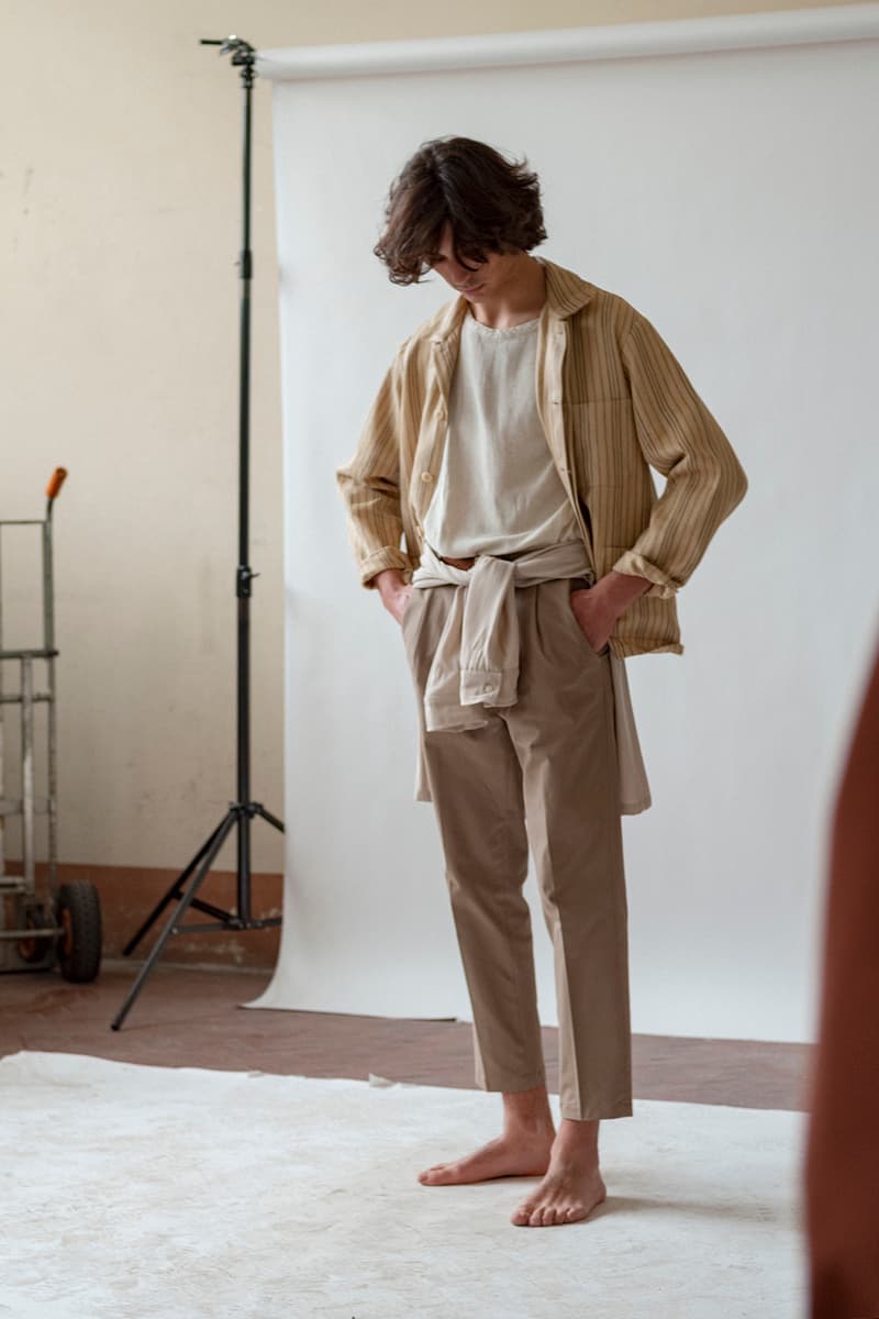 joyce international fall winter 2019 collection lookbook release information buy cop purchase sustainable menswear minimalist understated viscose linen wool