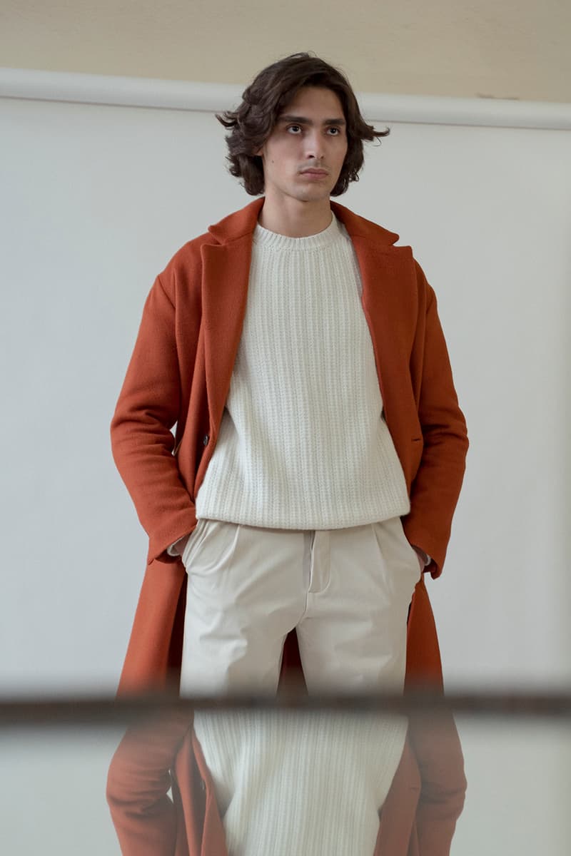 joyce international fall winter 2019 collection lookbook release information buy cop purchase sustainable menswear minimalist understated viscose linen wool