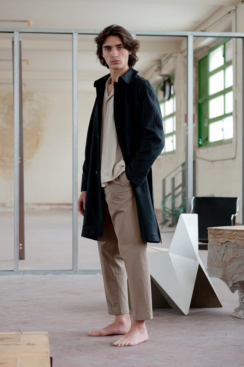 joyce international fall winter 2019 collection lookbook release information buy cop purchase sustainable menswear minimalist understated viscose linen wool