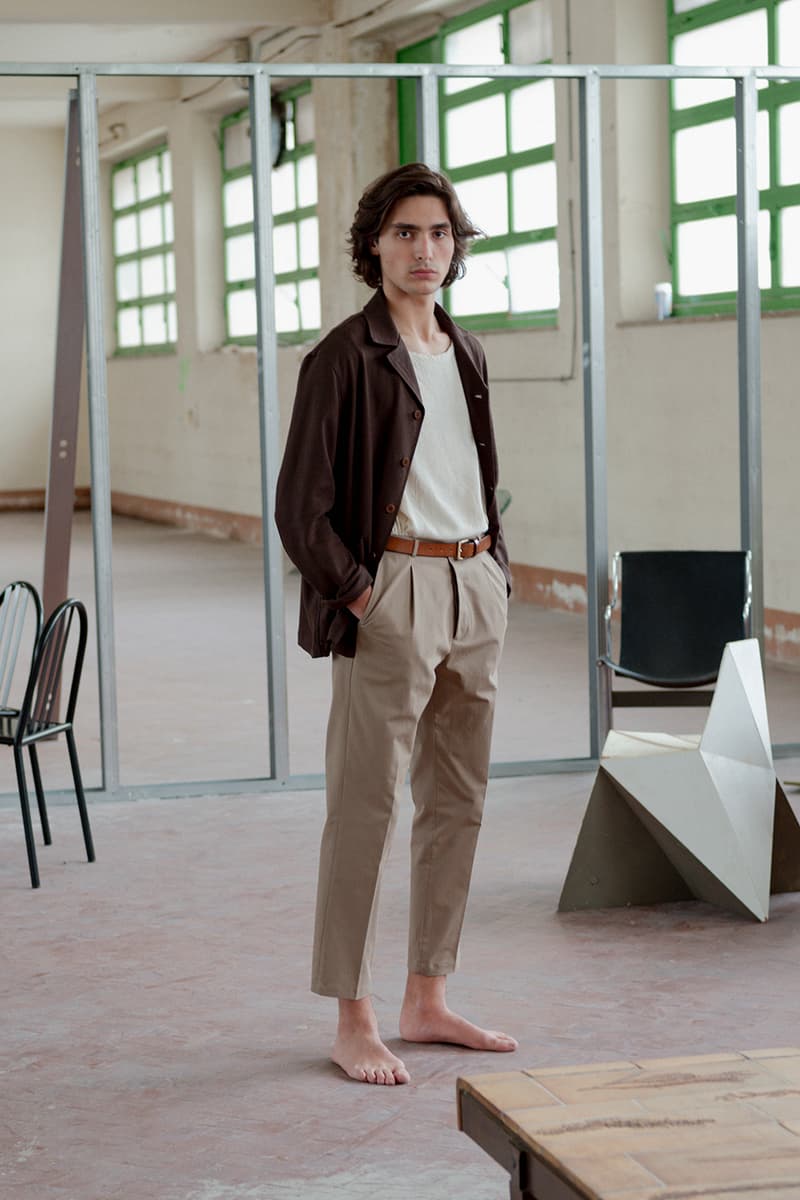 joyce international fall winter 2019 collection lookbook release information buy cop purchase sustainable menswear minimalist understated viscose linen wool