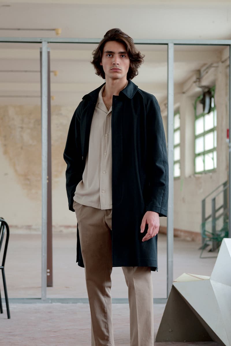 joyce international fall winter 2019 collection lookbook release information buy cop purchase sustainable menswear minimalist understated viscose linen wool