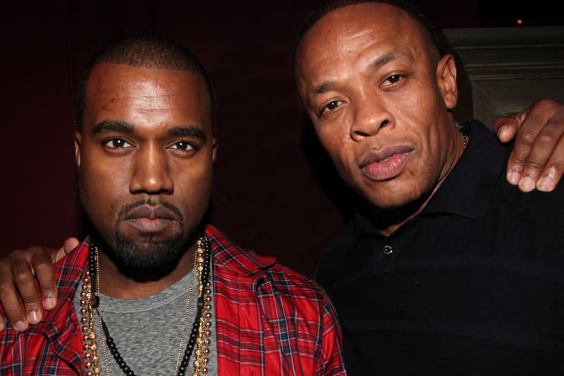 Image result for kanye west and dr dre