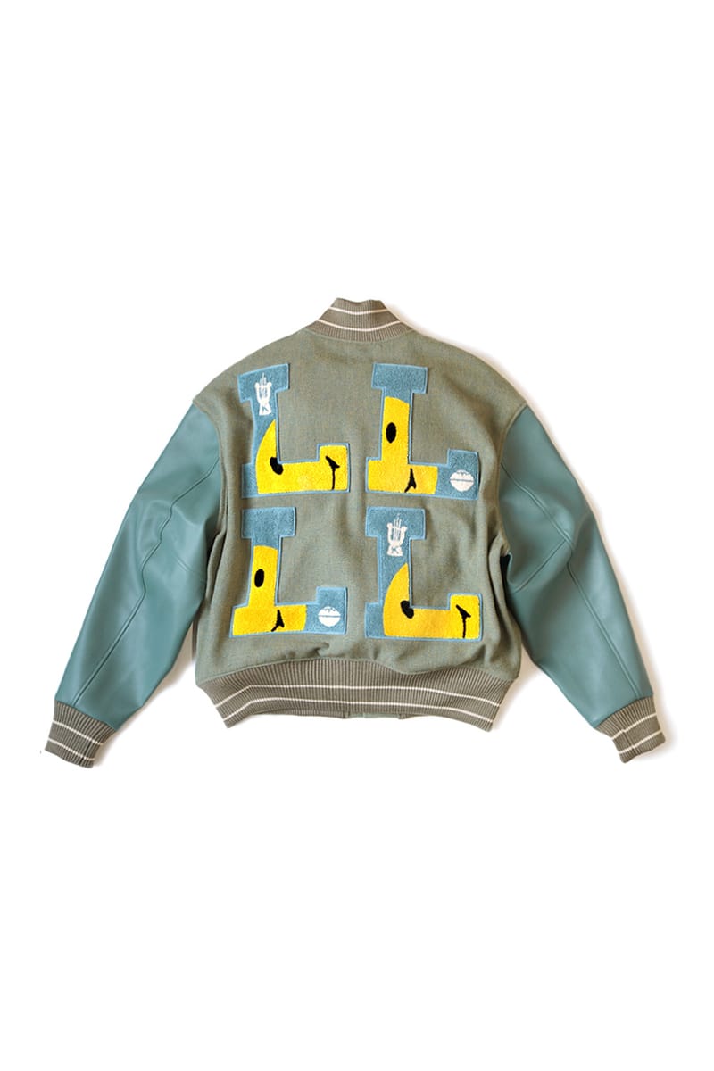 teal varsity jacket