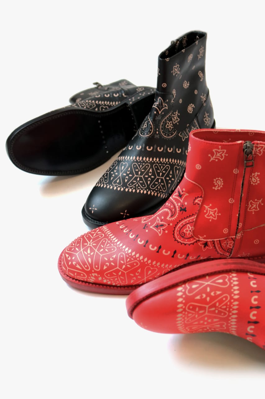 red bandana boots