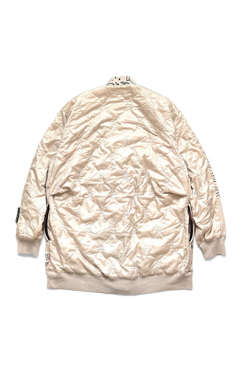 KAPITAL Quilted Bandana Bivouac Cardigan blue black teal purple light nylon back paisley bandana kountry sweaters cardigans japanese streetwear deconstructed patchwork upcycled drop release info price details