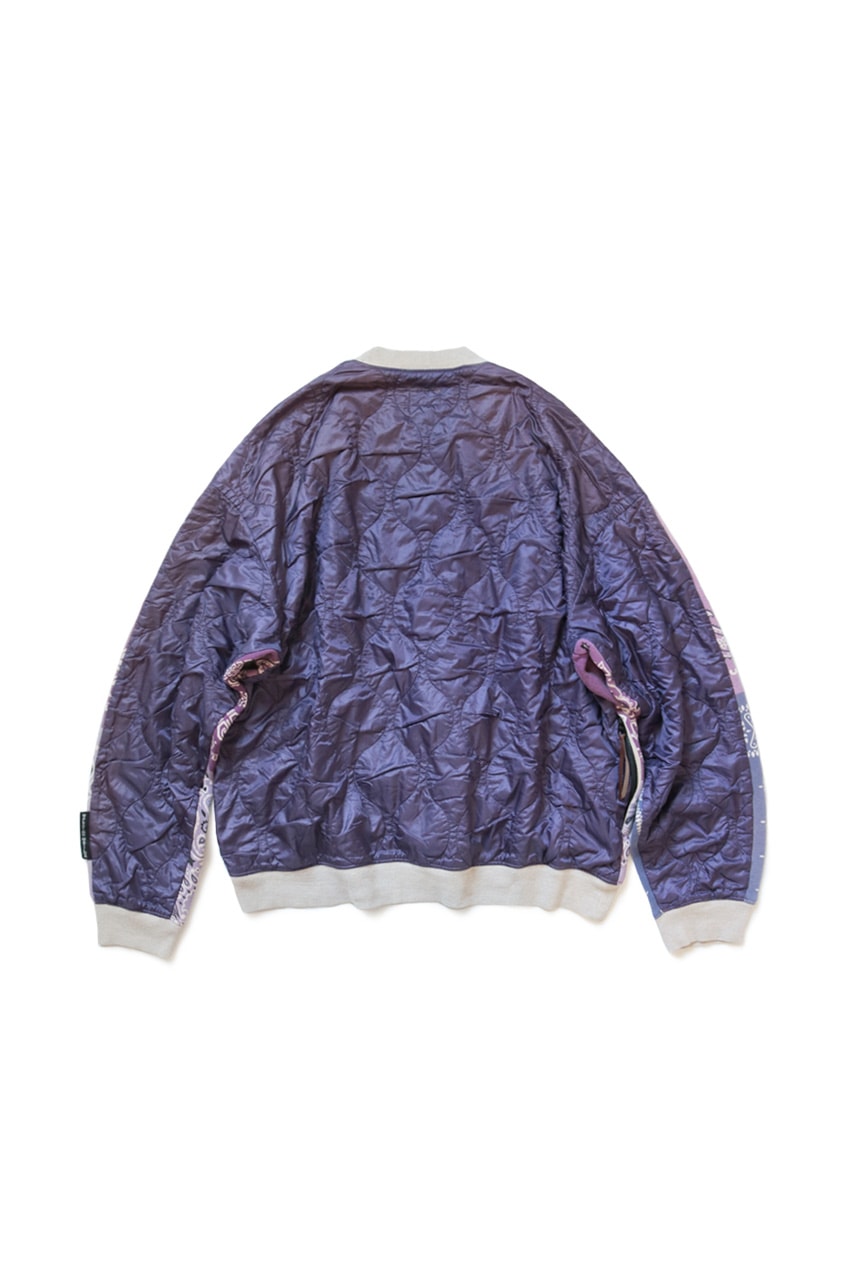 KAPITAL Half Quilted Bandana Sweaters Fleece bivouac BIG japanese tokyo camping outdoor chain stitch boxy paisley patchwork pullovers made in japan waltzing matlda journey product