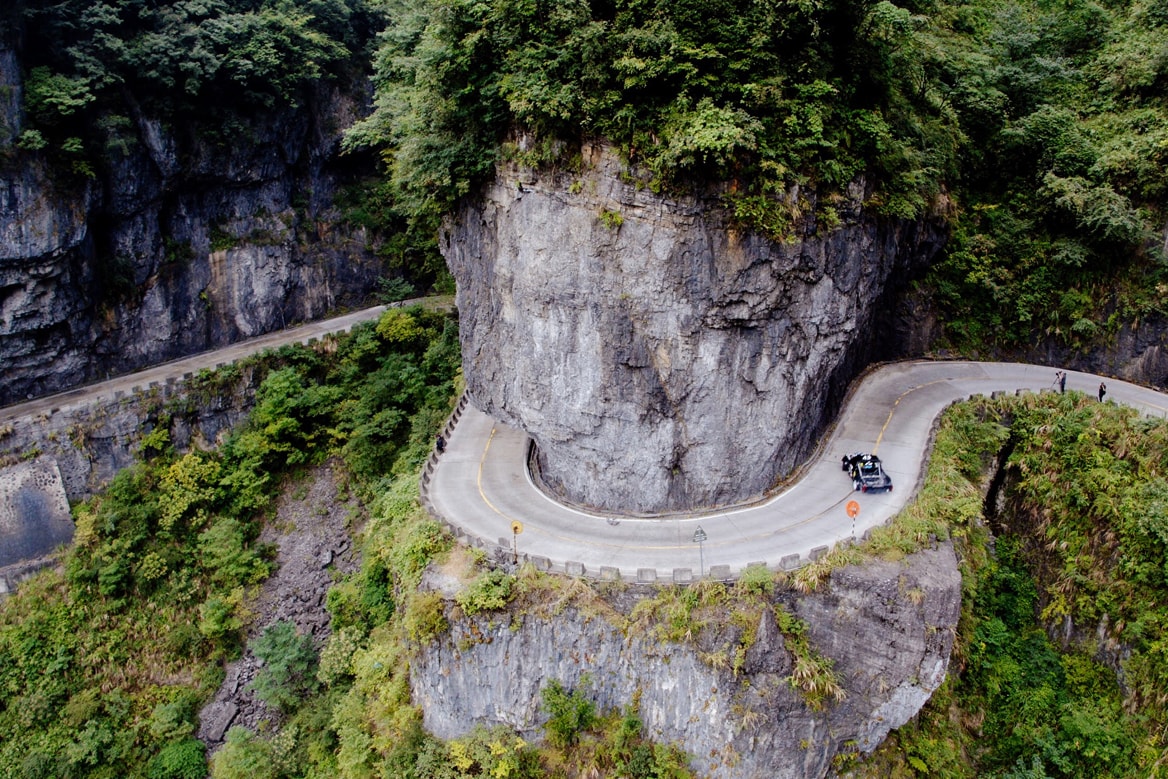 Ken Block 'Climbkhana TWO: Tianmen Mountain' Video stream ford f-150 truck china dangerous drift mountain drive gym watch hoonitruck 914