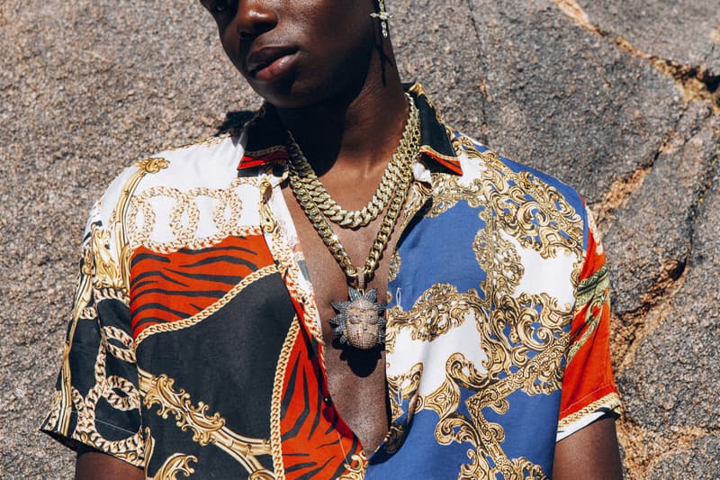 King Ice Drops Ricky And Morty Inspired Jewelry Collection colored stones 14k gold 3D design system Los Angeles jewelry brand Wu Tang Death Row Records Playstation Spongebob Squarepants Champion television streaming hip hop community culture Rick ring portal portal gun Morty pendant
