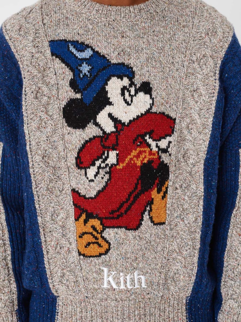 Kith Disney Mickey Mouse Collection Collaboration Steamboat Willie Running Mickey Fantasia Mickey